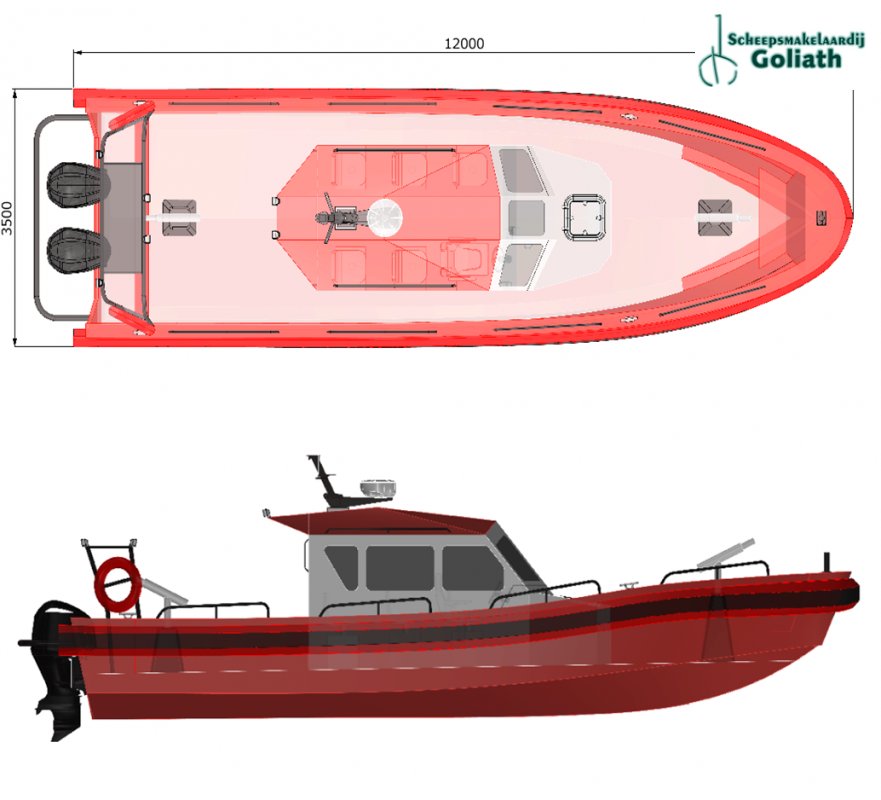 Fire And Rescue Boat PHS-R1200 · 2026 en venta en Países Bajos y Bélgica — foto 1