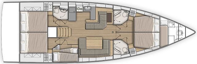 Beneteau Oceanis 51.1 · 2019 zu verkaufen – Athen und Saronischer Golf — Foto 10