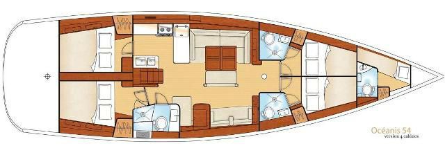 Beneteau Oceanis 54 · 2009 zu verkaufen – Athen und Saronischer Golf — Foto 7