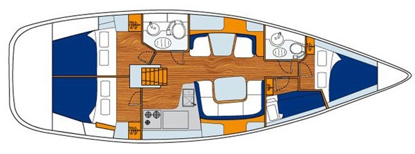Jeanneau Sun Odyssey 43 · 2003 zu verkaufen – Athen und Saronischer Golf — Foto 7
