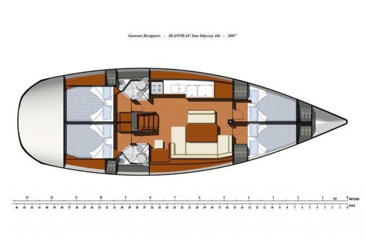 Jeanneau Sun Odyssey 44i · 2010 in vendita in Atene e Golfo Saronico — foto 10
