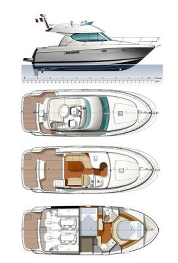 Jeanneau Prestige 32 Fly · 2003 à vendre – Ligurie et Gênes — photo 2