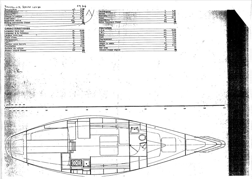 Nordcantieri Mania 35 · 1972 zu verkaufen – Toskana (Livorno und Elba) — Foto 4